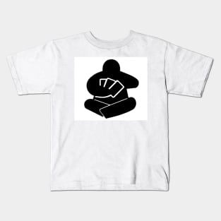 Card playing meeple Kids T-Shirt